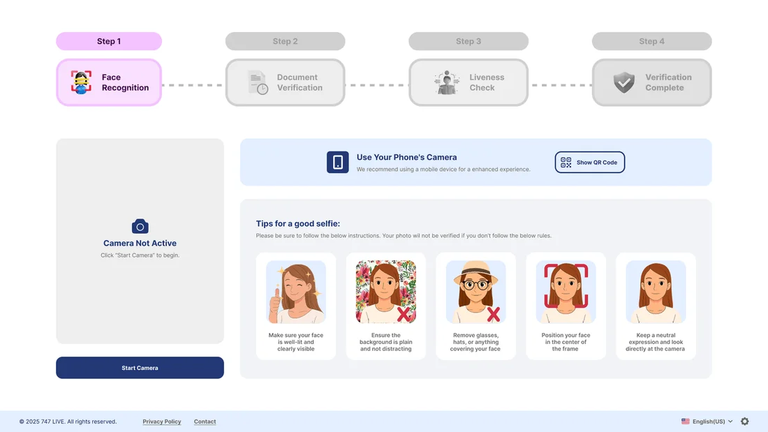 KYC Verification - Step 1 · prepare